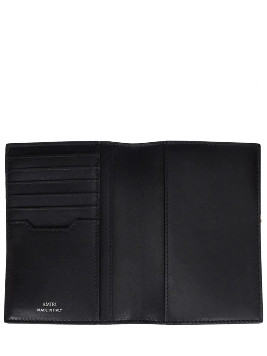 Обложка для документов кожаная AMIRI AMACWT1012 Черный  Фото 3