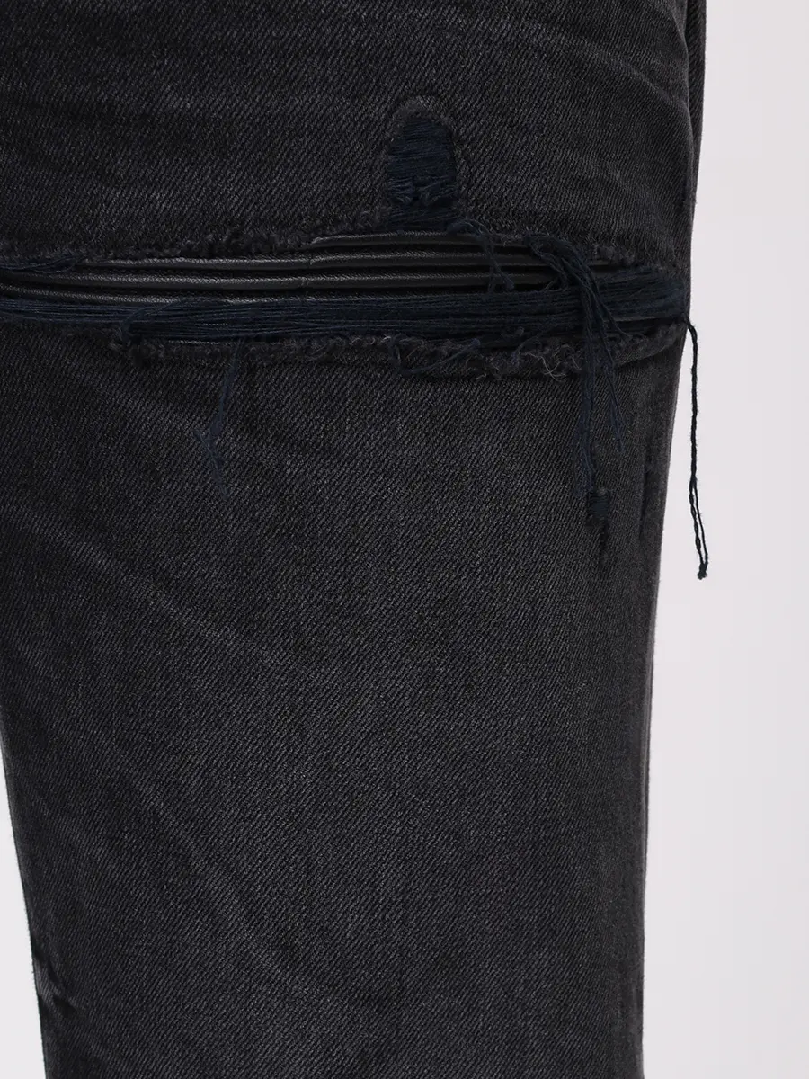 Джинсы Regular Fit хлопковые AMIRI AMDNGH1086 Черный  Фото 5