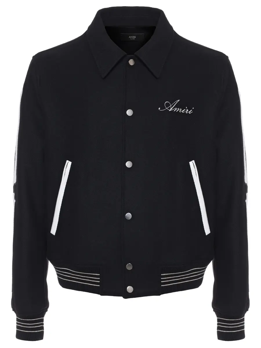 

Бомбер шерстяной, Черный, AMOUVY1007