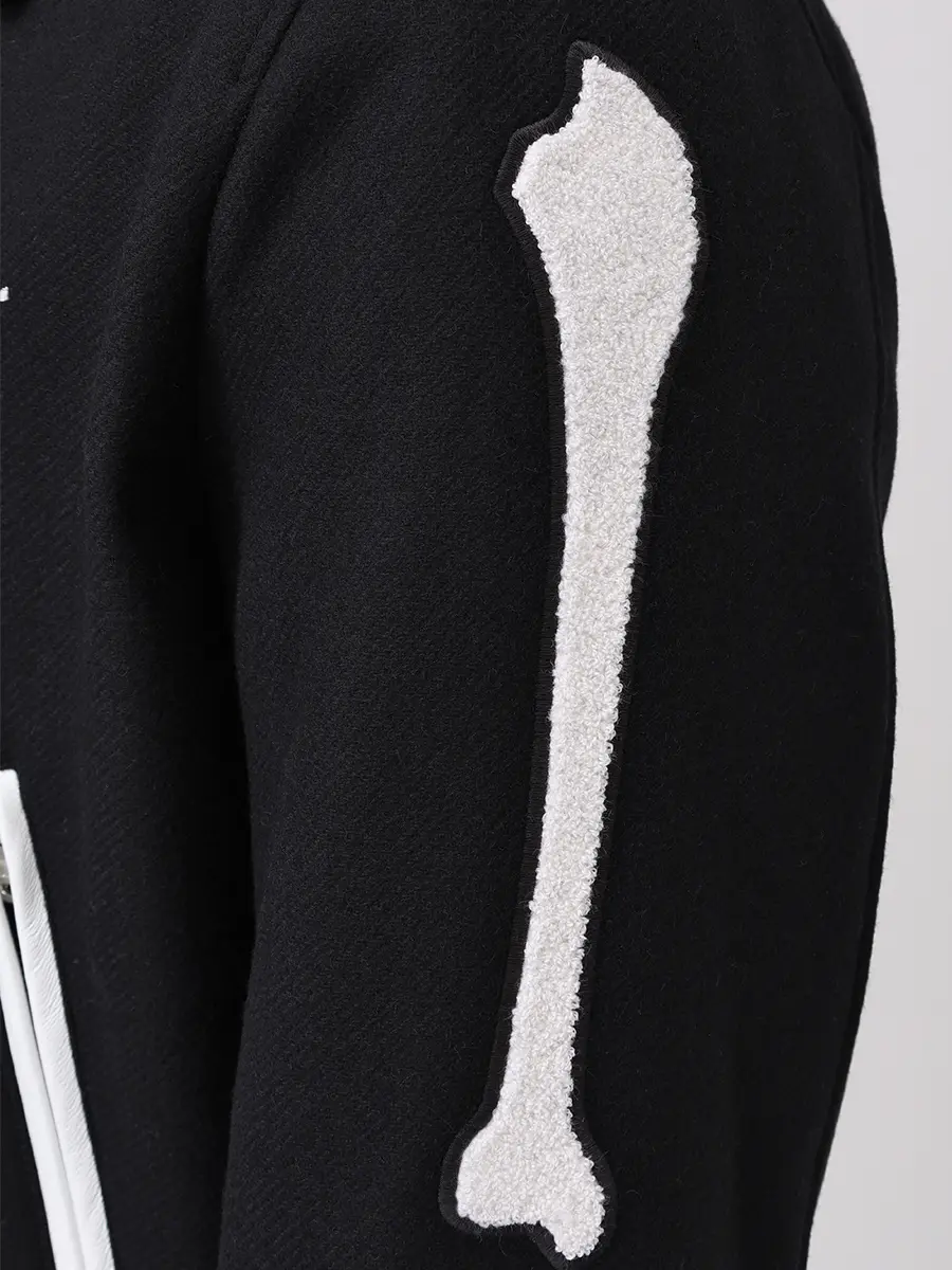 Бомбер шерстяной AMIRI AMOUVY1007 Черный  Фото 6