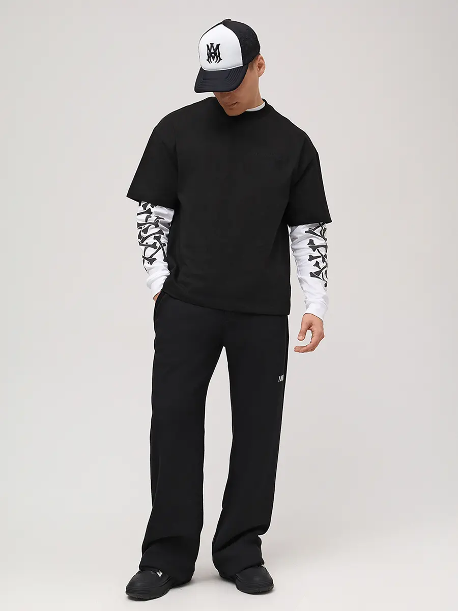 Брюки хлопковые AMIRI AMJYSP1028 Черный  Фото 2