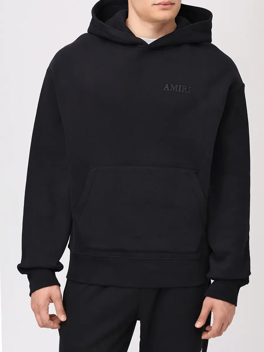 Худи хлопковое AMIRI AMJYHD1042 Черный  Фото 4