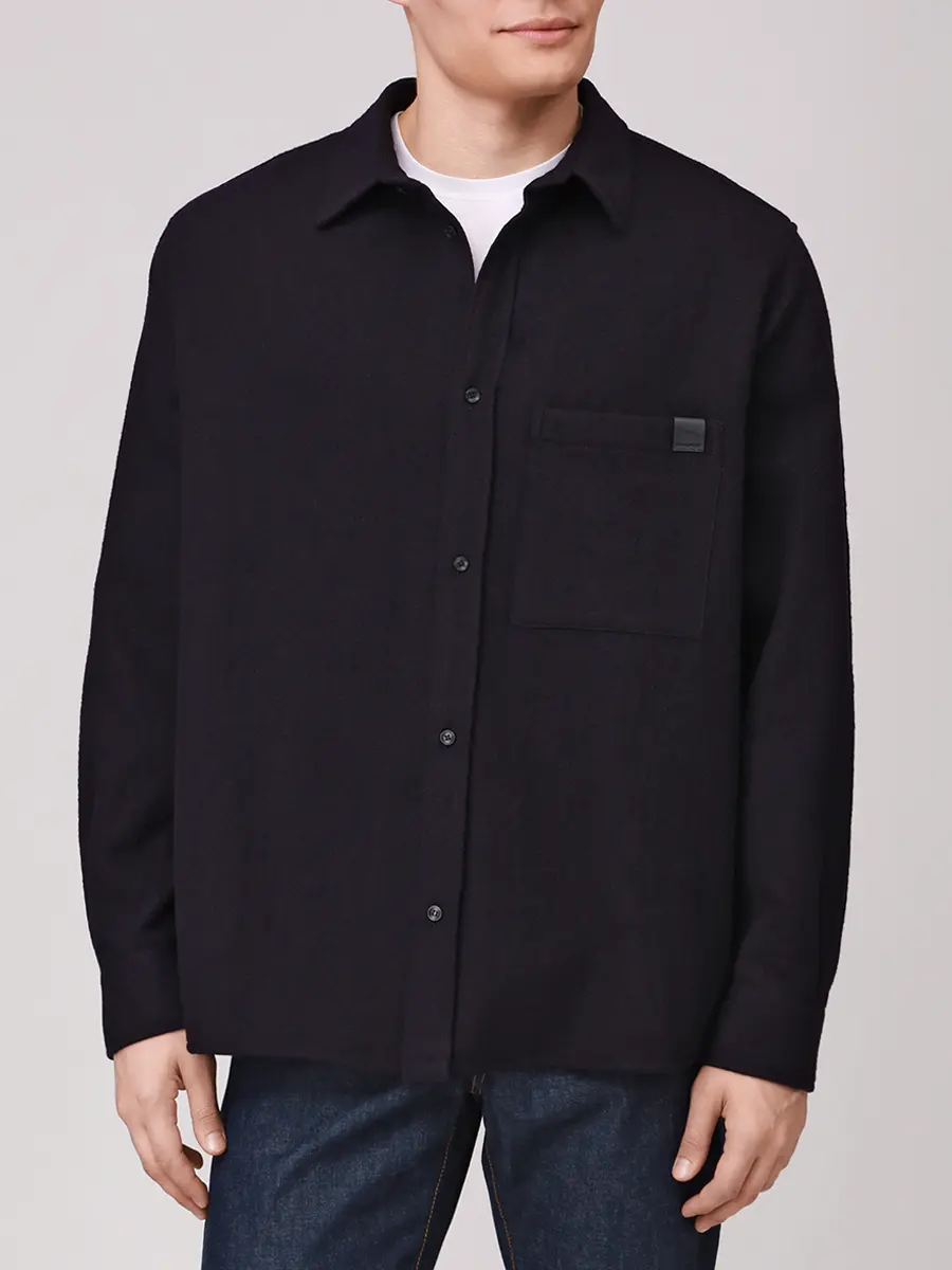 Рубашка шерстяная DARKPARK MSH09 FAW32 Синий  Фото 4