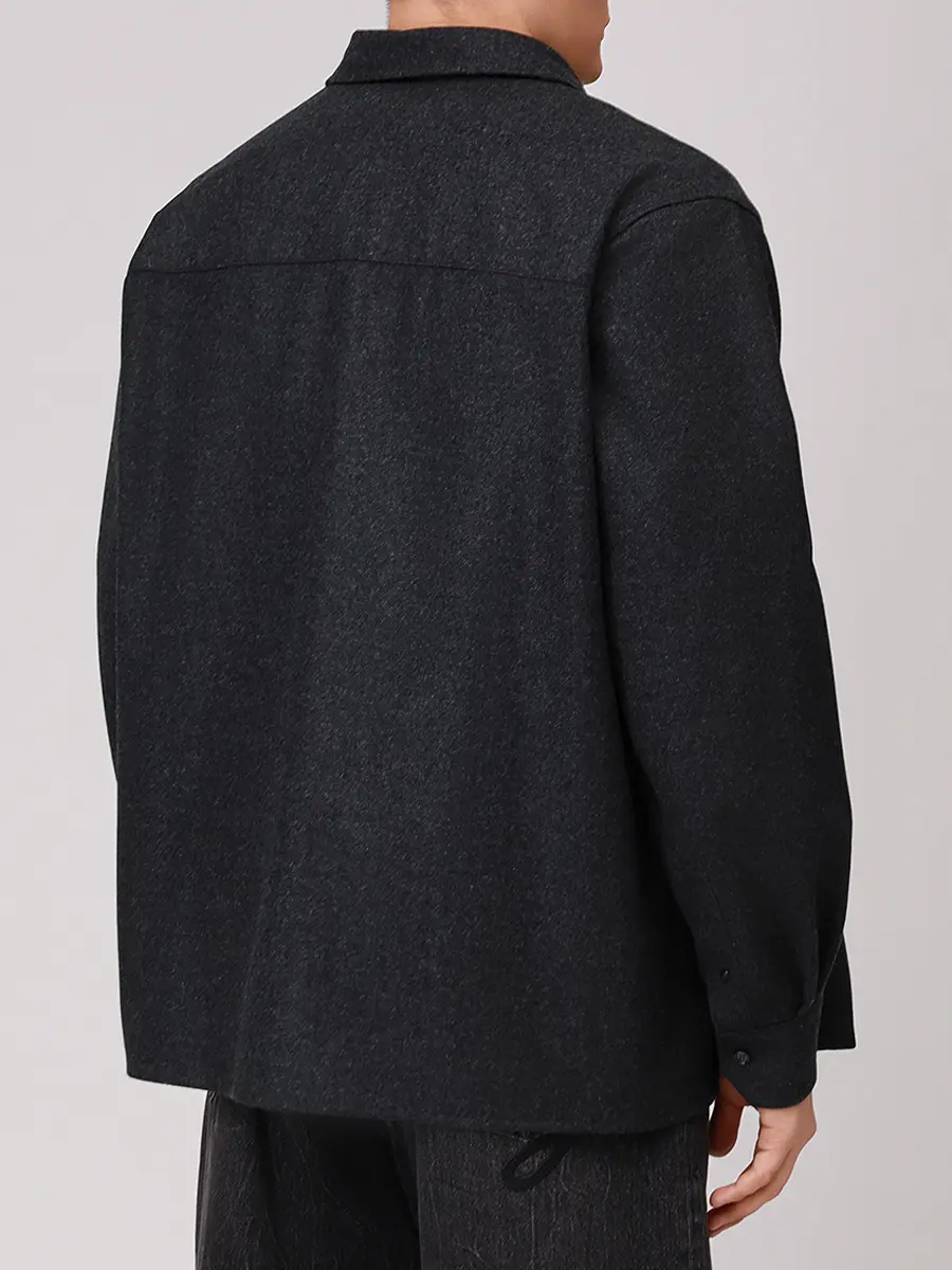 Рубашка шерстяная DARKPARK MSH09 FAW02 Серый  Фото 3