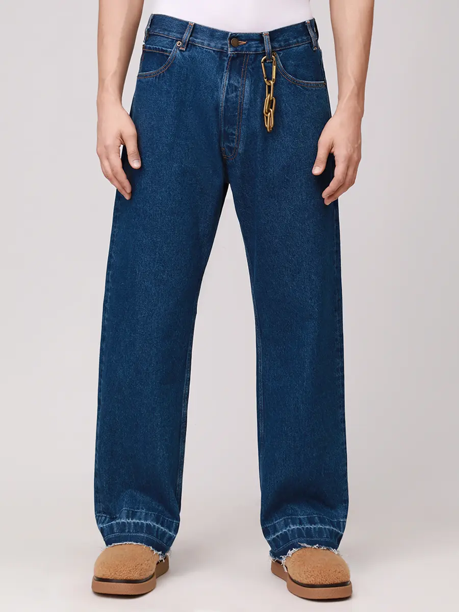 Джинсы хлопковые DARKPARK MTR37 DBL01W024 Синий  Фото 4