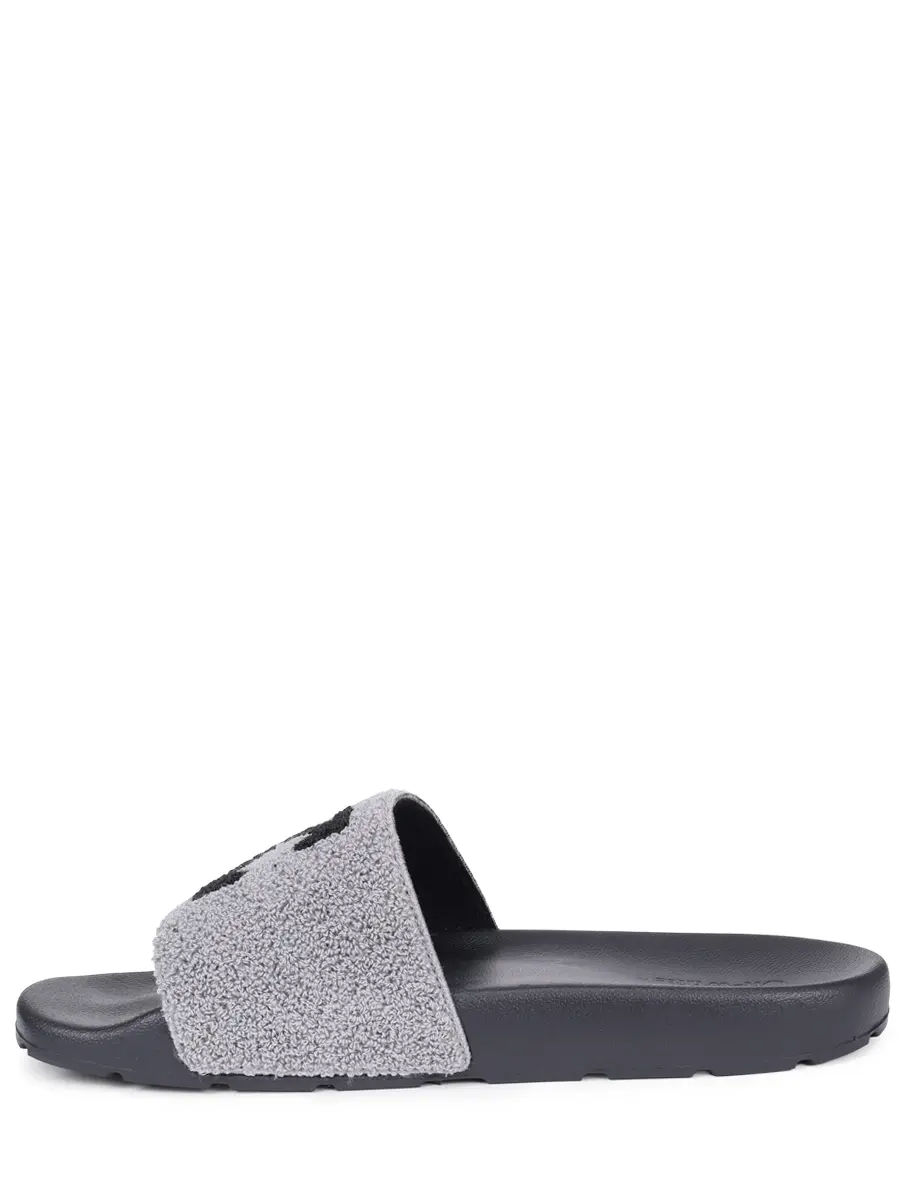 Шлепанцы комбинированные OFF-WHITE OMIU003F25FAB0017010 Серый  Фото 3