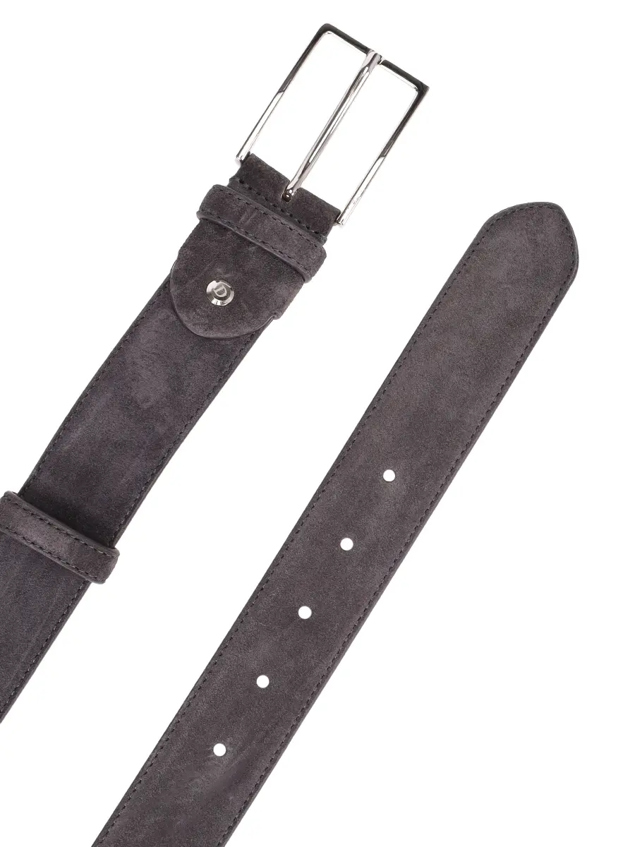 Ремень замшевый DOUCAL`S DC0001SIGMUF0099N05 Серый  Фото 3