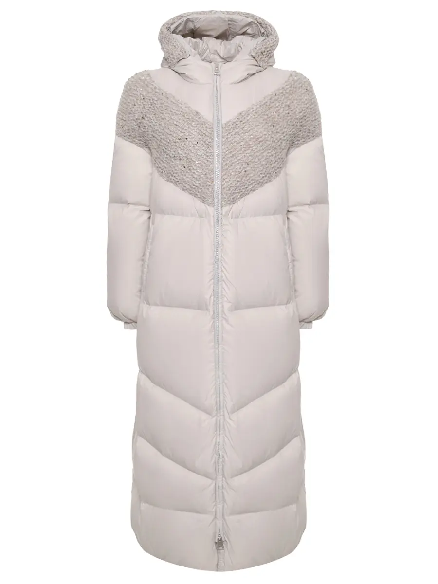 

Пуховик стеганый, Серый, D371024GZ 37D58A 0911