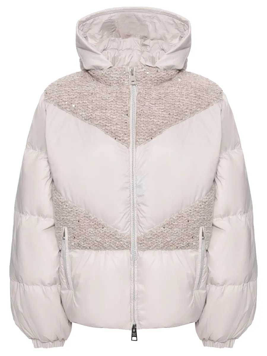 Пуховик стеганый PANICALE D371027CA/TU 37D58B 0911 Серый 