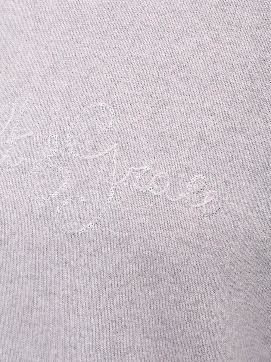 Свитер шерстяной PANICALE D370239CL 37D46 0911 Светло- Серый  Фото 6