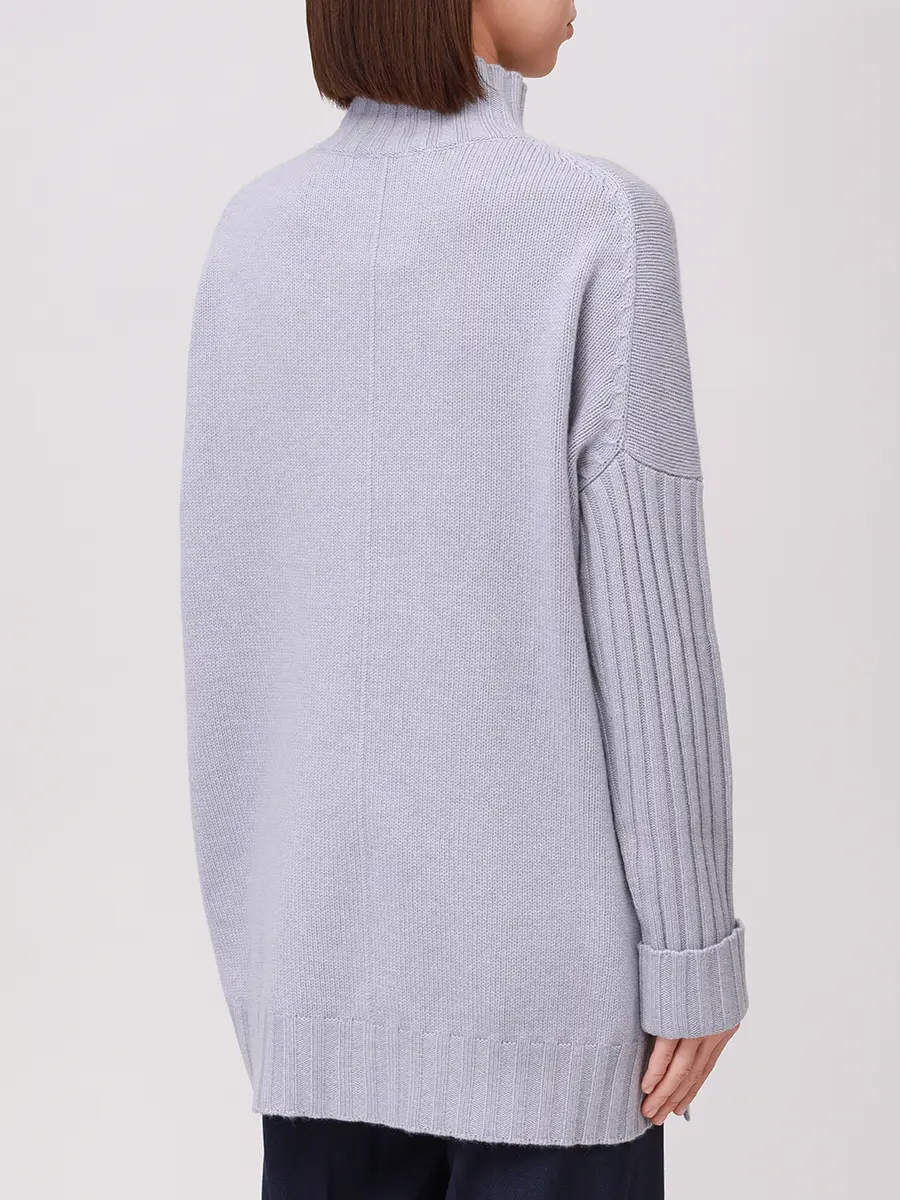Свитер кашемировый PANICALE D370636L 37D53 0540 Голубой  Фото 3