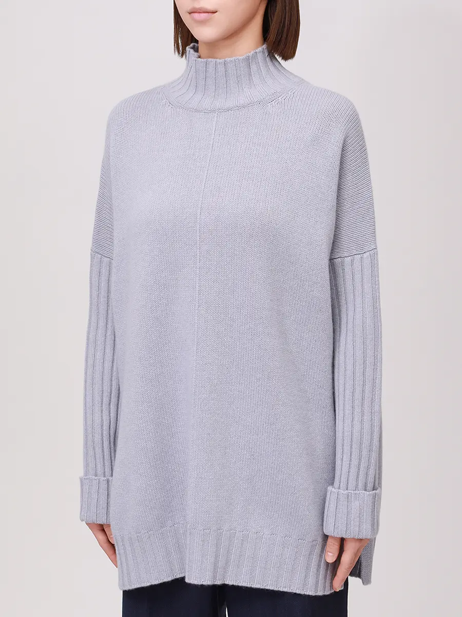 Свитер кашемировый PANICALE D370636L 37D53 0540 Голубой  Фото 4