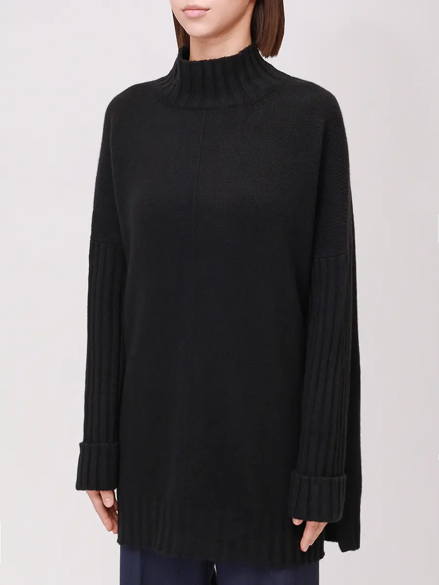 Свитер кашемировый PANICALE D370636L 37D53 0990 Черный  Фото 4