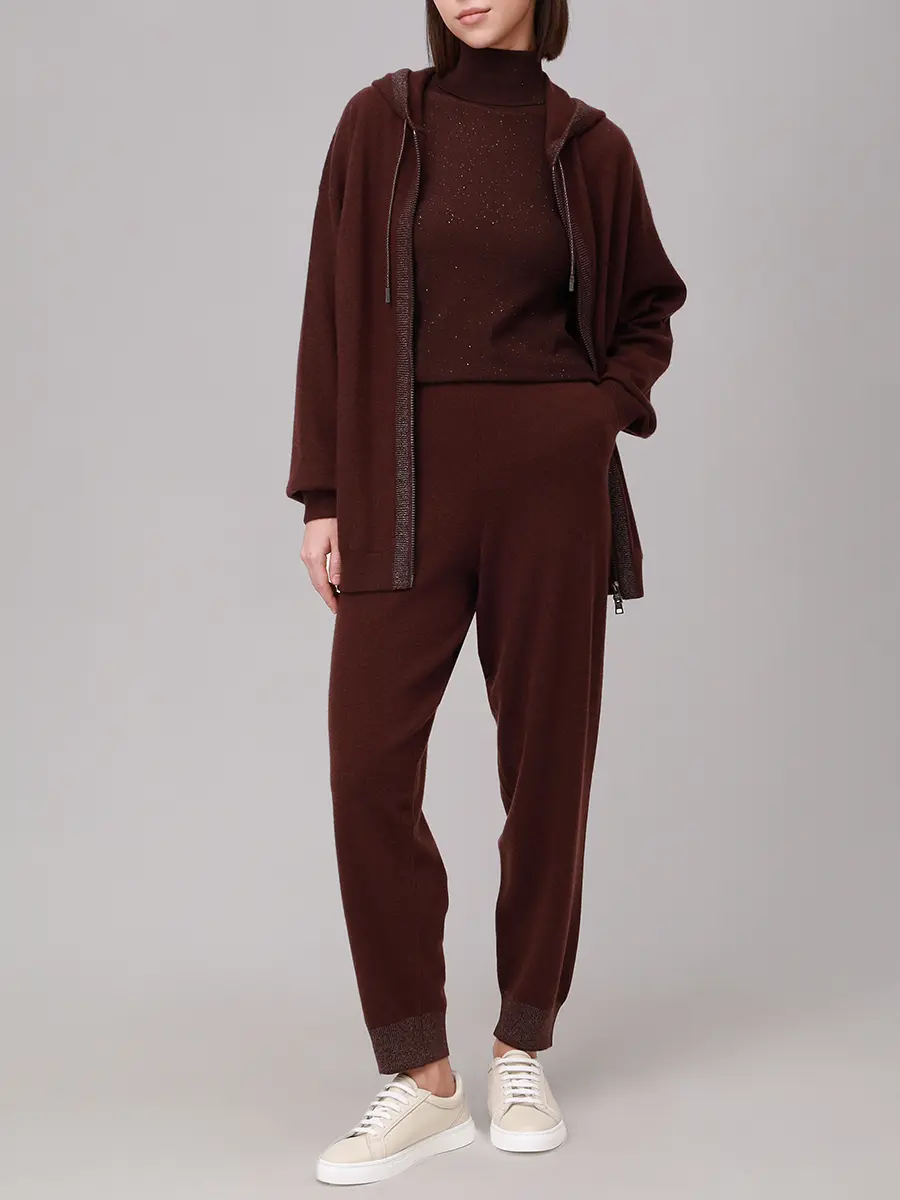 Водолазка шерстяная PANICALE D370159CL 37D14B 0891 Бордовый  Фото 2