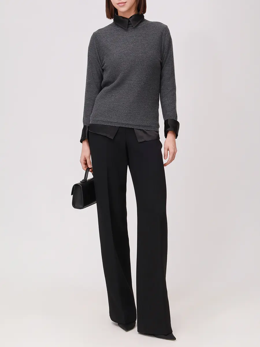 Водолазка шерстяная PANICALE D370159CL 37D14B 0971 Темно- Серый  Фото 2