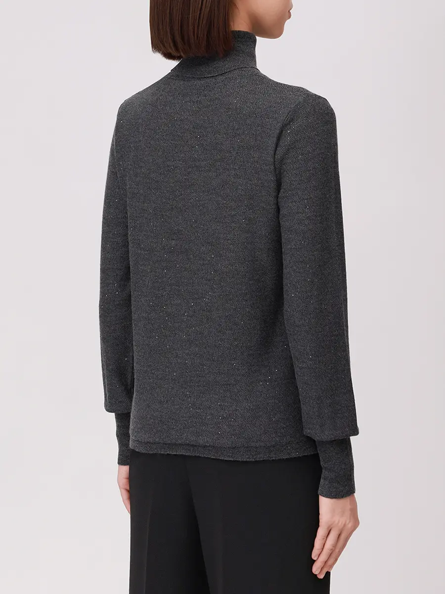 Водолазка шерстяная PANICALE D370159CL 37D14B 0971 Темно- Серый  Фото 3