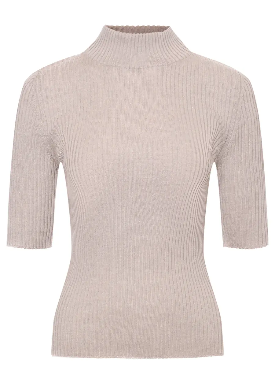 Джемпер шерстяной PANICALE D370136L 37D14B 0221 Бежевый 