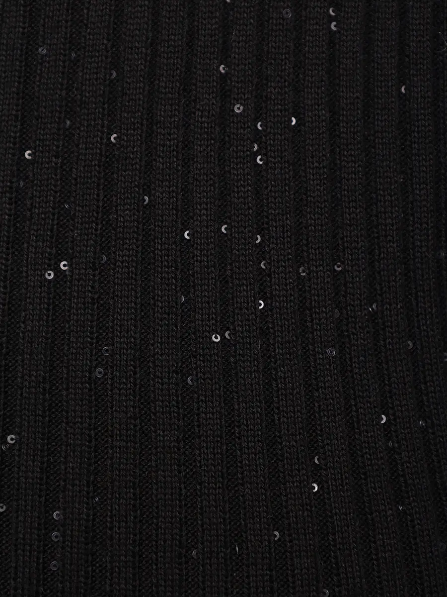 Джемпер шерстяной PANICALE D370136L 37D14B 0991 Черный  Фото 6