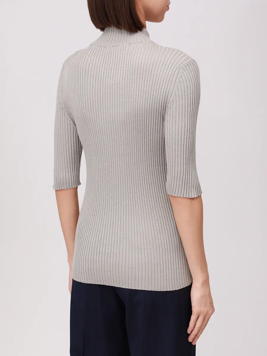 Джемпер шерстяной PANICALE D370136L 37D14B 0641 Зеленый  Фото 3