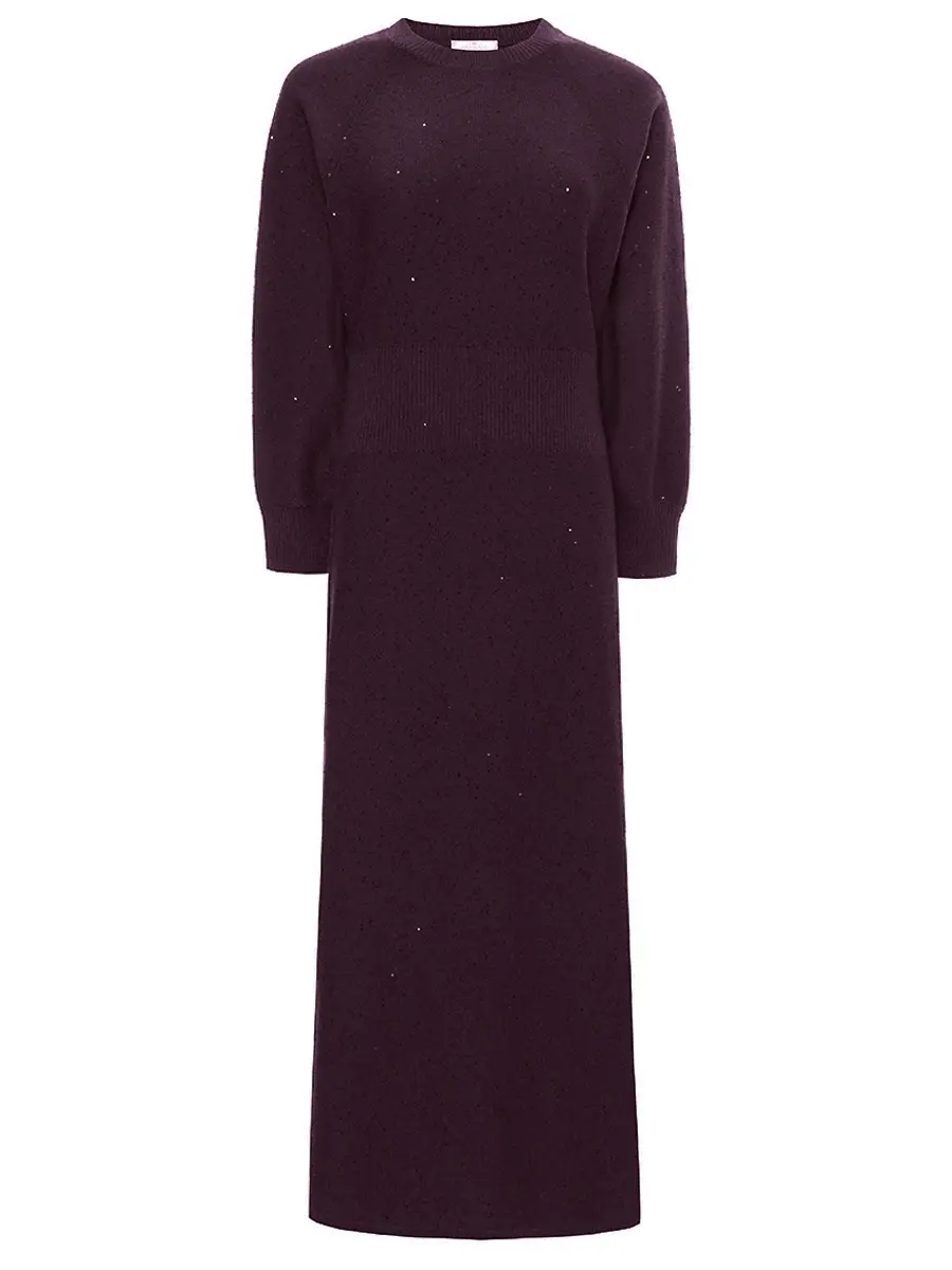 

Платье шерстяное, Бордовый, D370380AB 37D21 0890