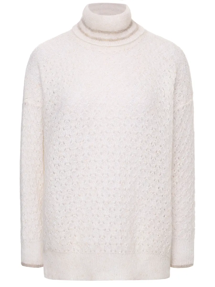 Свитер шерстяной PANICALE D370459CL 37D24 0205 Кремовый 