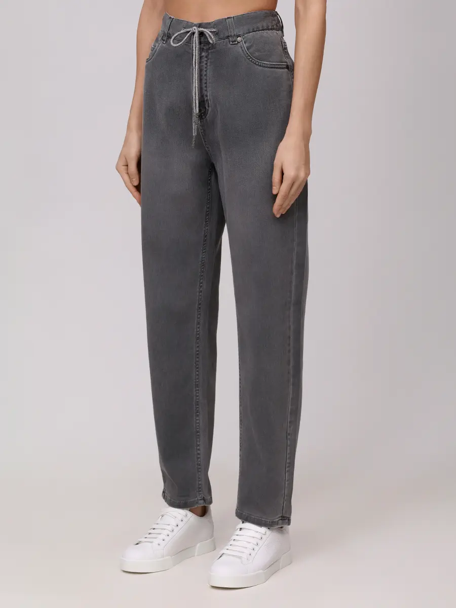 Джинсы хлопковые PANICALE D370003PA 37D12B 0260 Серый  Фото 4