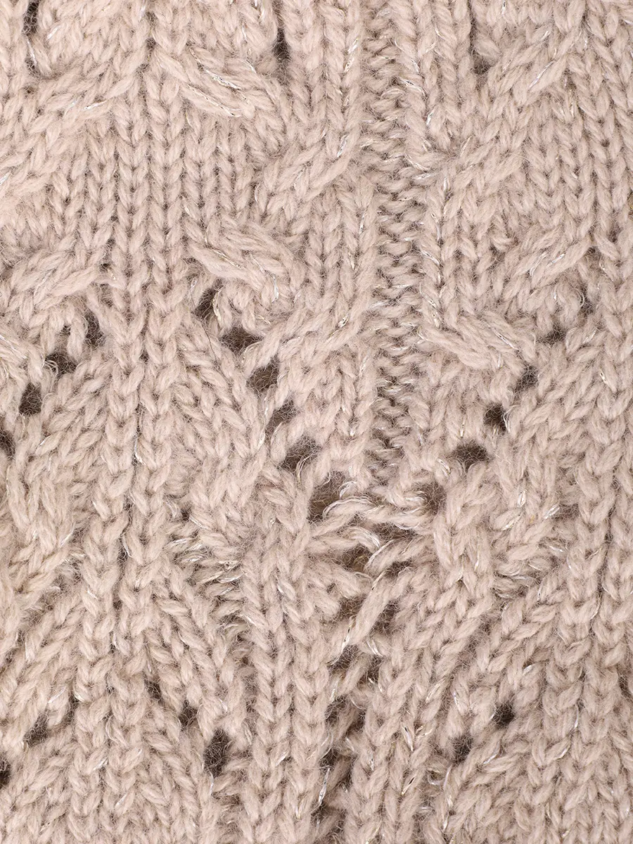 Шапка шерстяная PANICALE D370338CU 37D52 0245 Бежевый  Фото 3