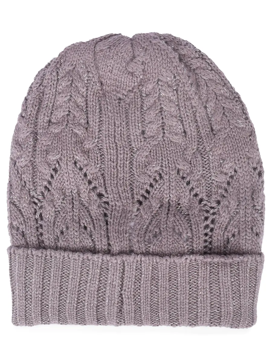 Шапка шерстяная PANICALE D370338CU 37D52 0365 Темно- Бежевый  Фото 2