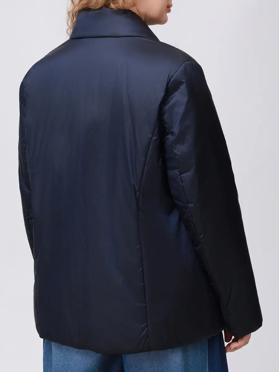 Куртка однотонная PERSONA BY MARINA RINALDI 2523486051 023 1061 Темно- Синий  Фото 3