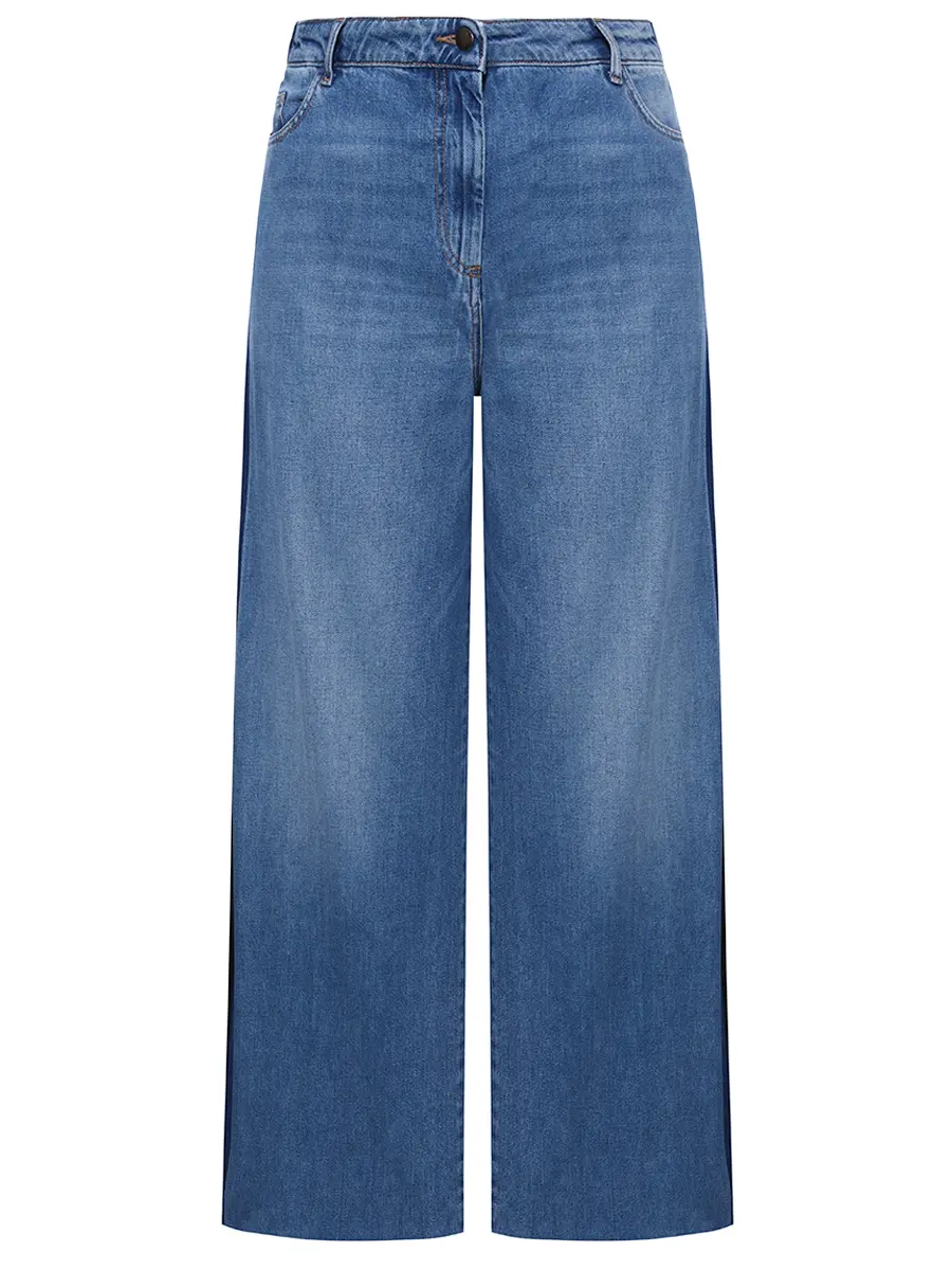 

Джинсы из хлопка и лиоцелла, Деним, 2523186071 005 326