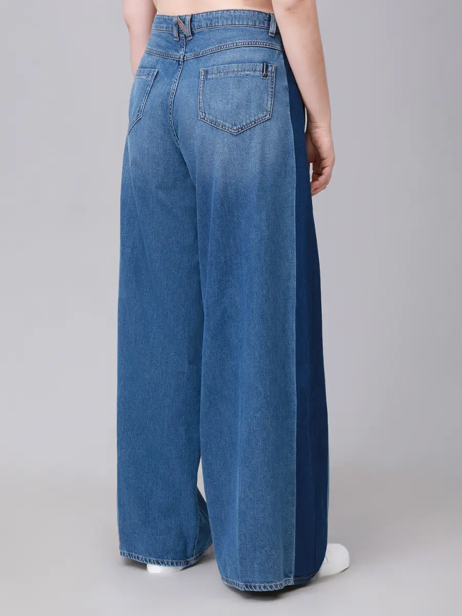 

Джинсы из хлопка и лиоцелла, Деним, 2523186071 005 326