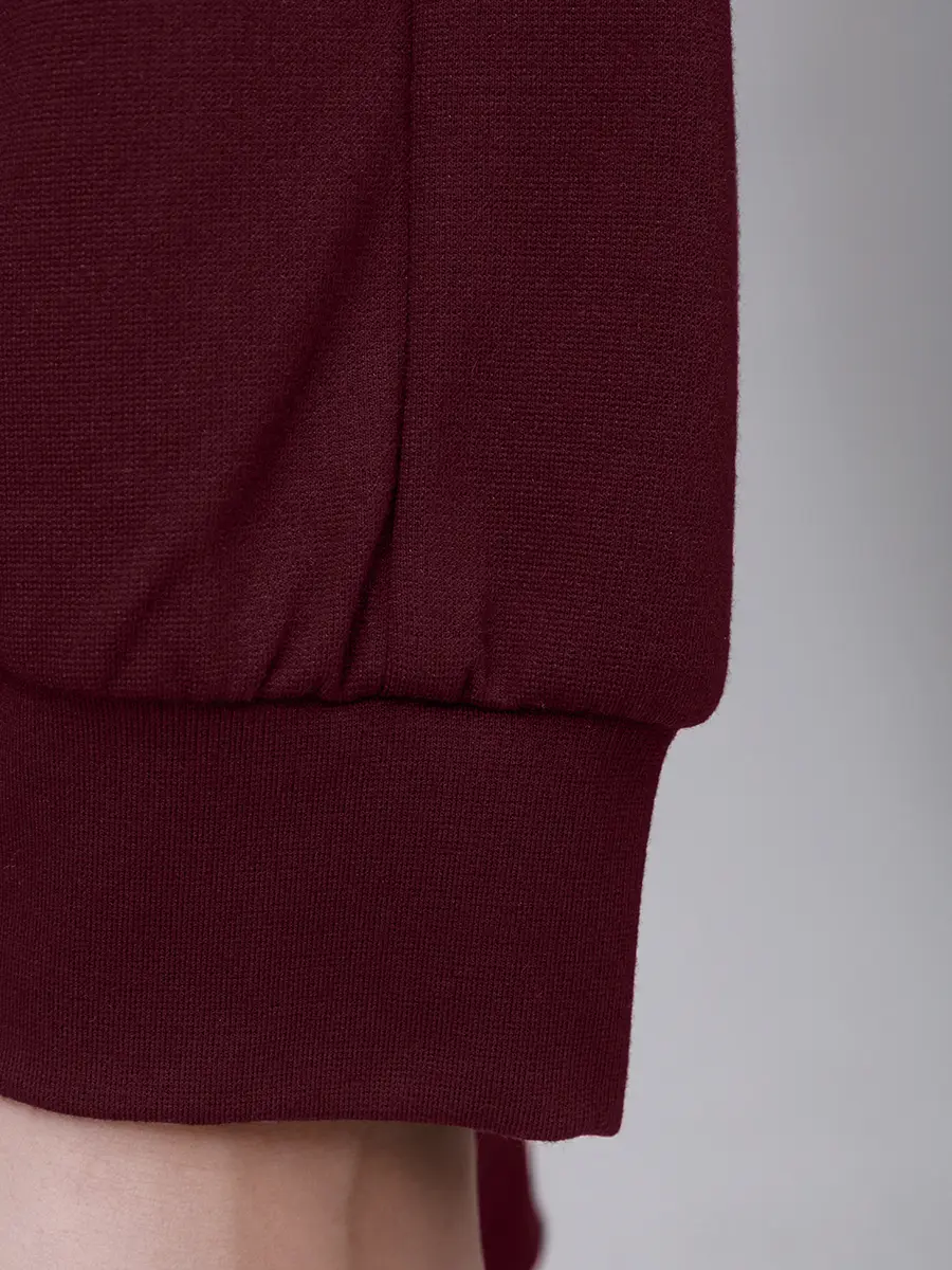 Олимпийка из вискозы PERSONA BY MARINA RINALDI 2523916091 014 1425 Бордовый  Фото 6