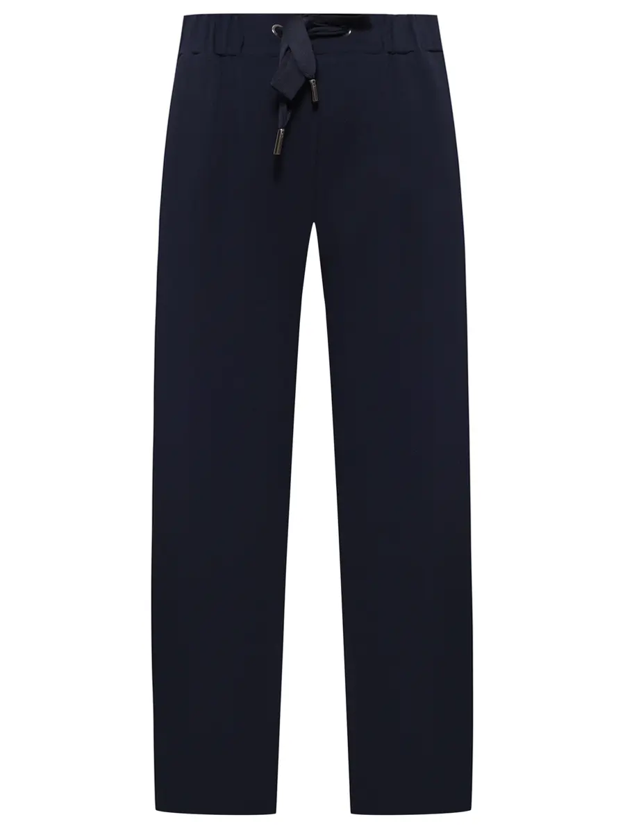 Брюки хлопковые PERSONA BY MARINA RINALDI 2523786111 001 044 Синий 