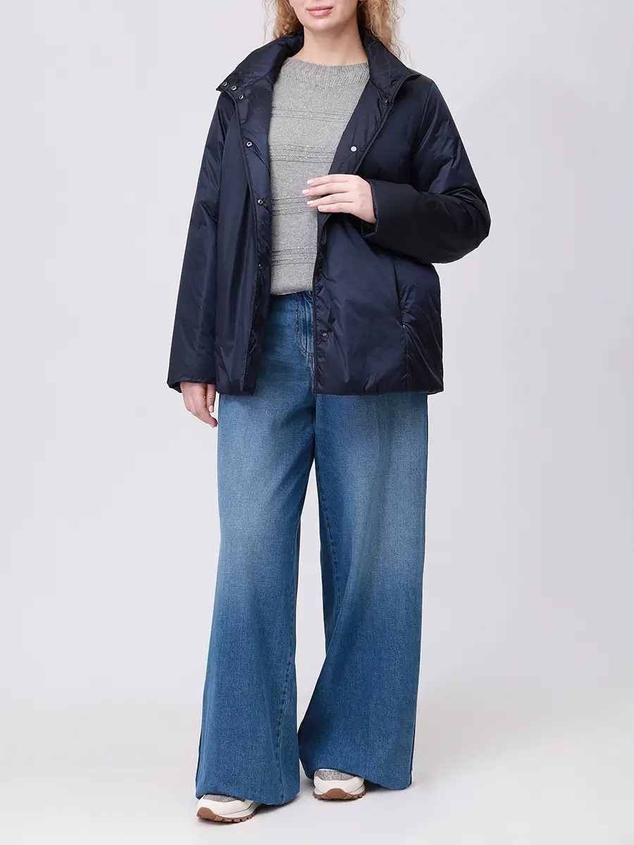 Джемпер вязаный PERSONA BY MARINA RINALDI 2523366071 001 018 Серый  Фото 2