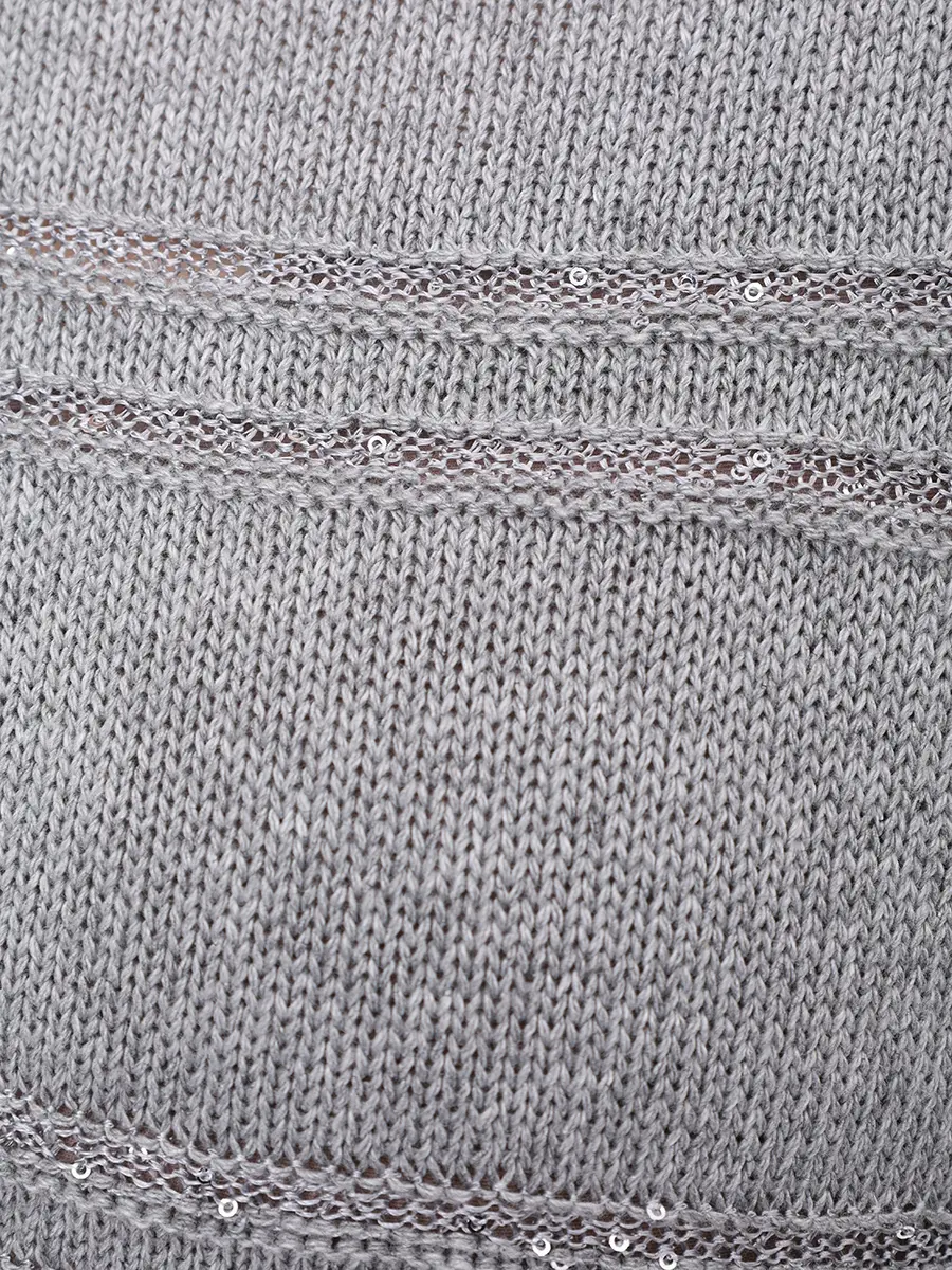 Джемпер вязаный PERSONA BY MARINA RINALDI 2523366071 001 018 Серый  Фото 6