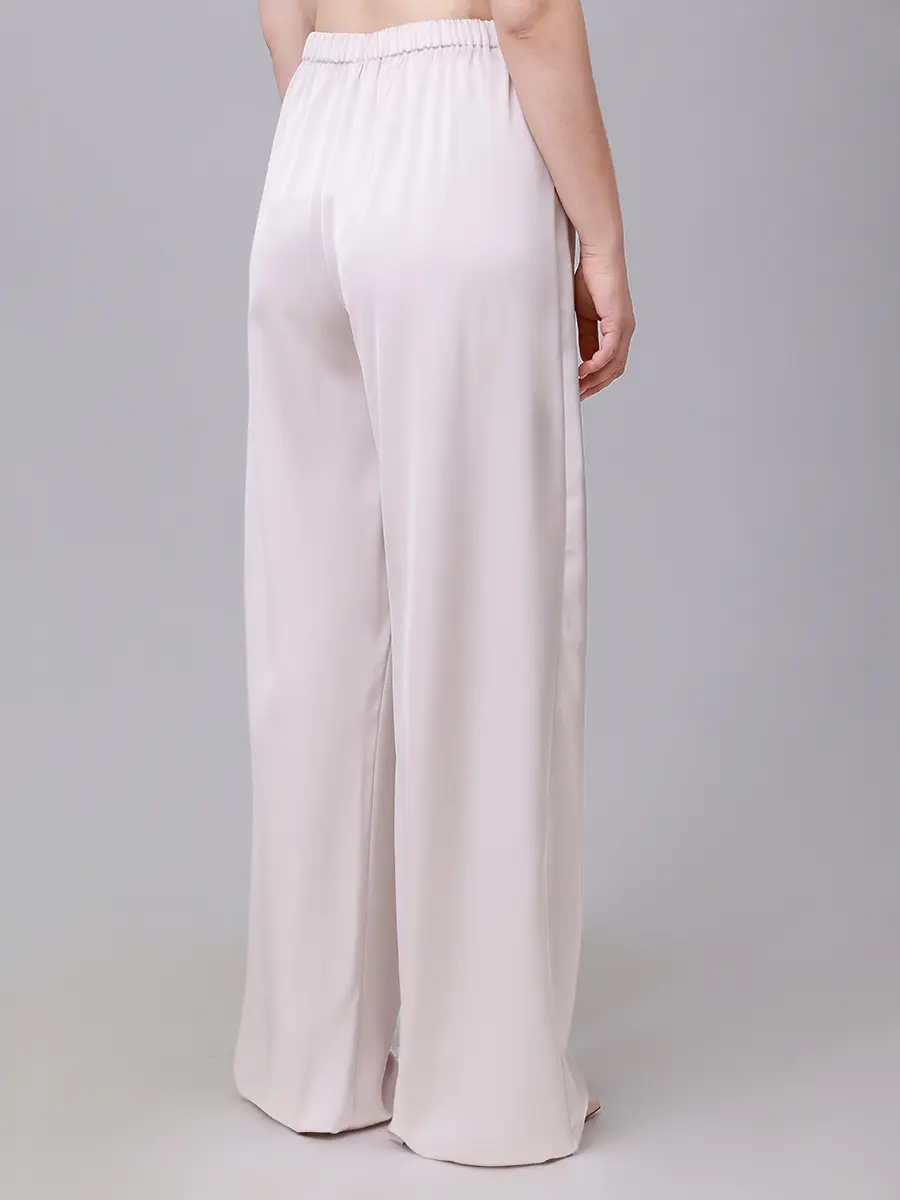 

Брюки атласные, Кремовый, 2523136171 001 1260