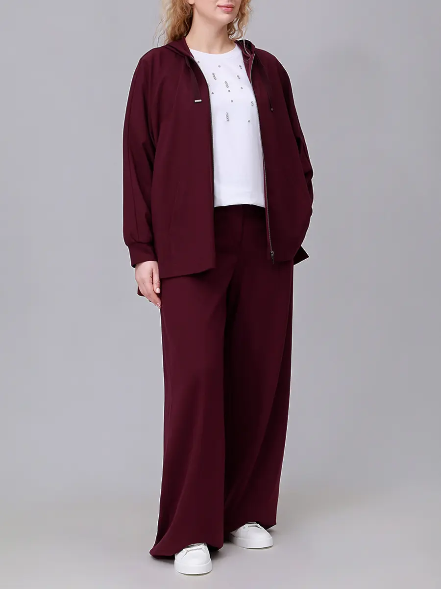 Футболка с кристаллами PERSONA BY MARINA RINALDI 2523976011 001 297 Белый  Фото 2