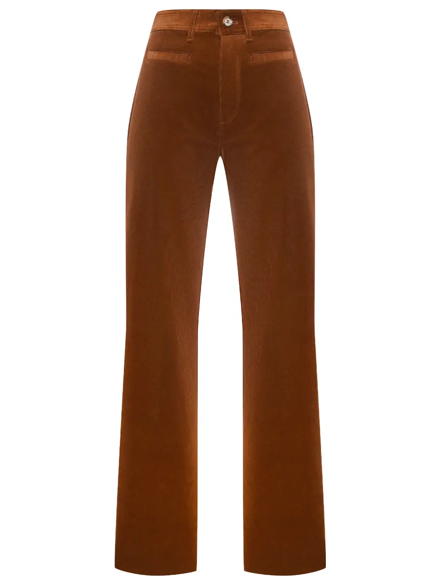 Брюки вельветовые PAIGE 1F40P83-8632 Коричневый 