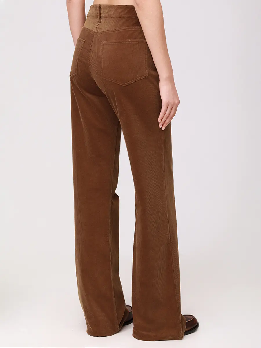 Брюки вельветовые PAIGE 1F40P83-8632 Коричневый  Фото 3