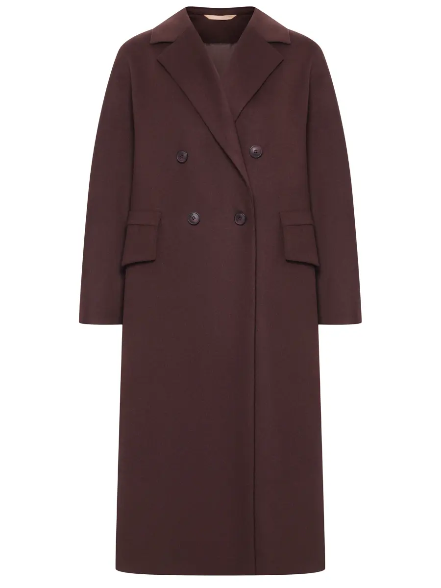 

Пальто шерстяное, Бордовый, 75-80 7131/55