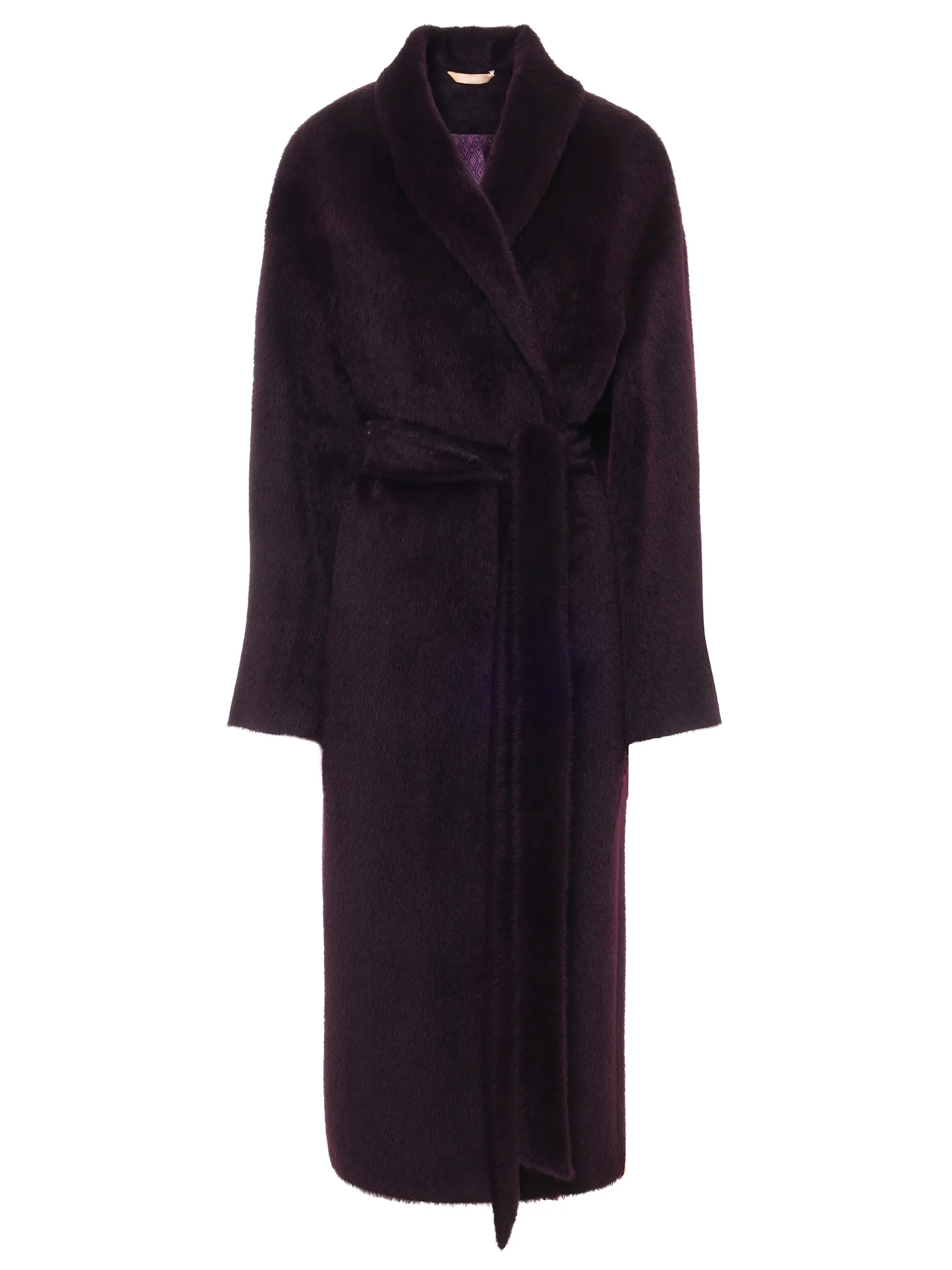 

Пальто из шерсти альпака, Фиолетовый, 75-60 PUR/70
