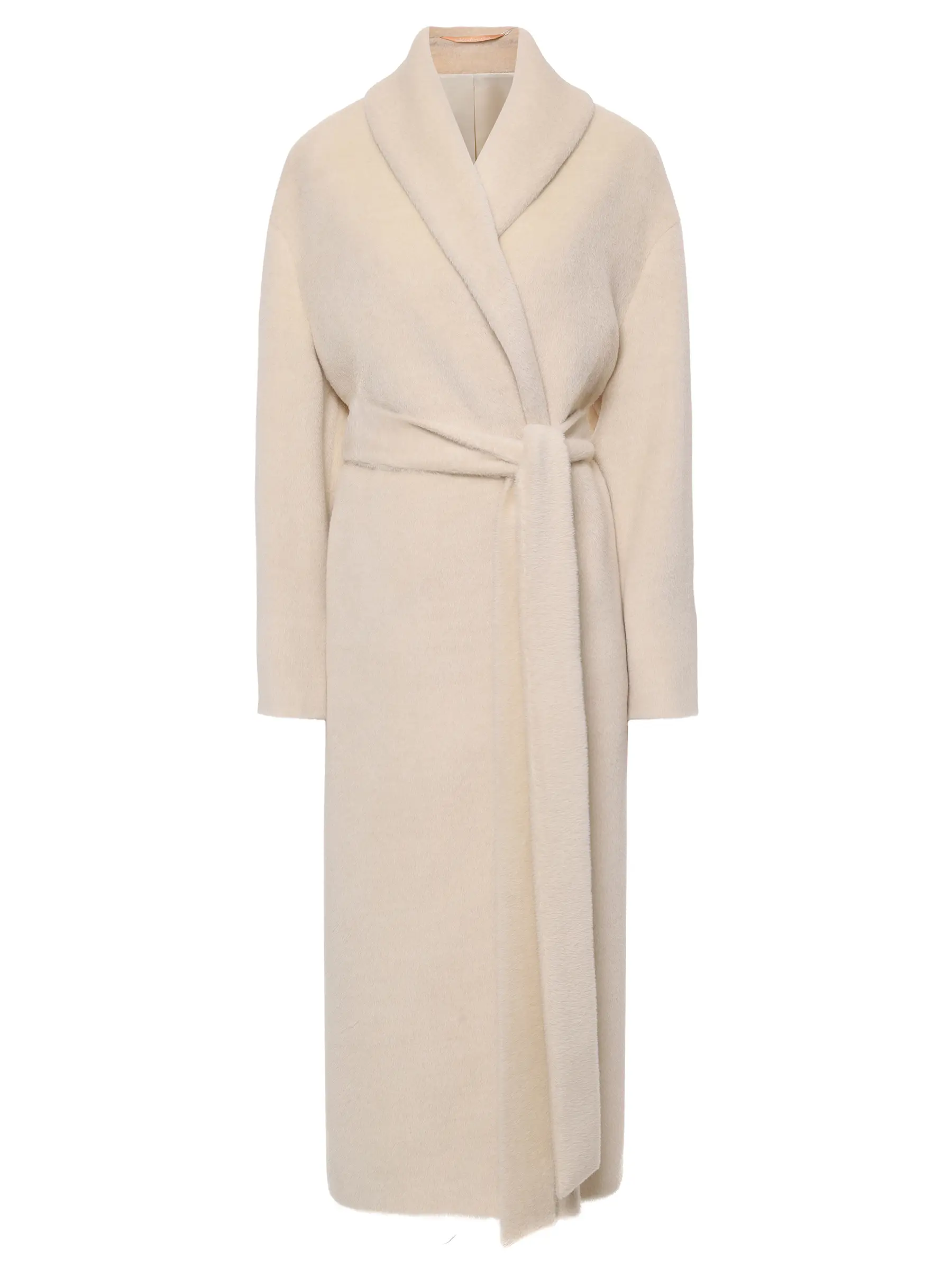 Пальто из шерсти альпака ELISABETTA 75-60 401/188 Кремовый 