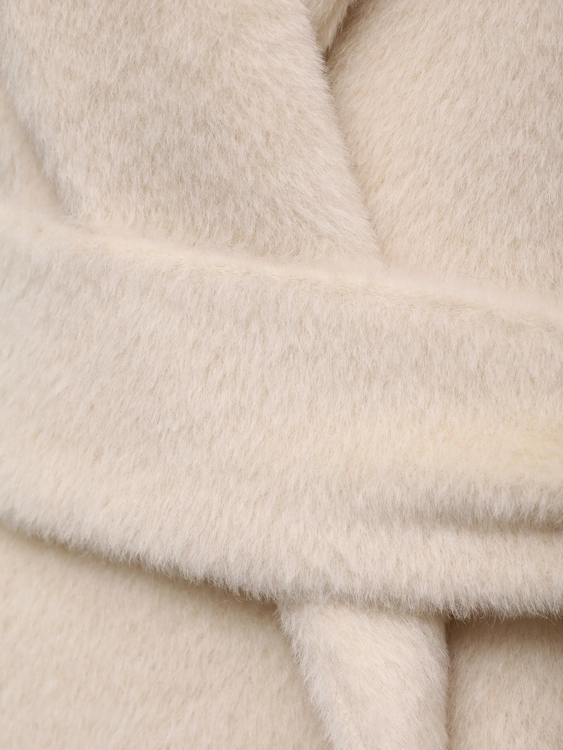 Пальто из шерсти альпака ELISABETTA 75-60 401/188 Кремовый  Фото 6