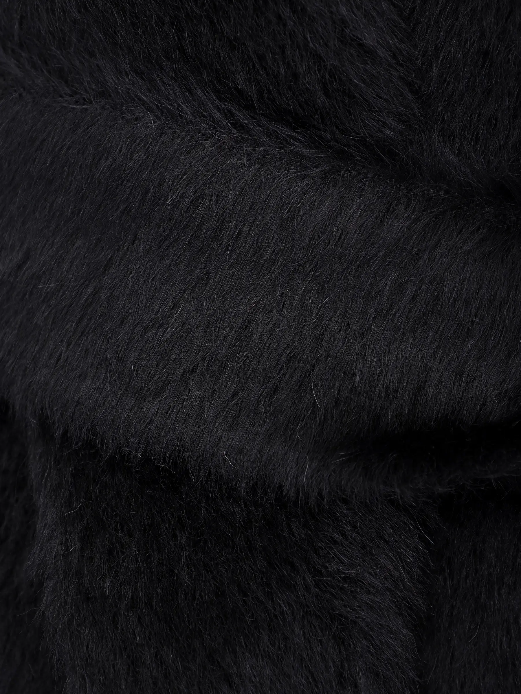 Пальто из шерсти альпака ELISABETTA 75-60 65long/70 Черный  Фото 6