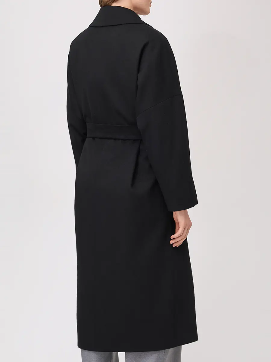 Пальто кашемировое ELISABETTA 75-63 0091/100 Черный  Фото 3