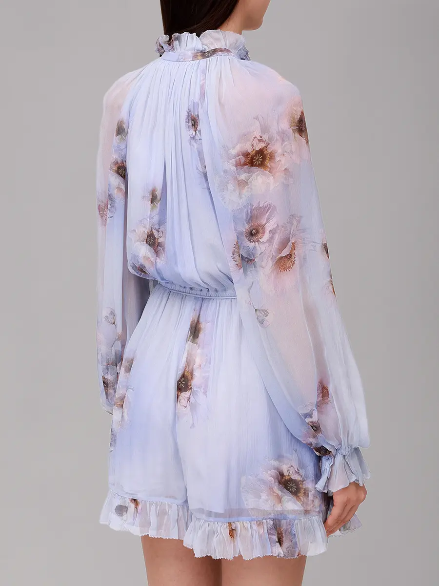 Комбинезон из вискозы ZIMMERMANN 3688YF251/LILPP Голубой  Фото 3