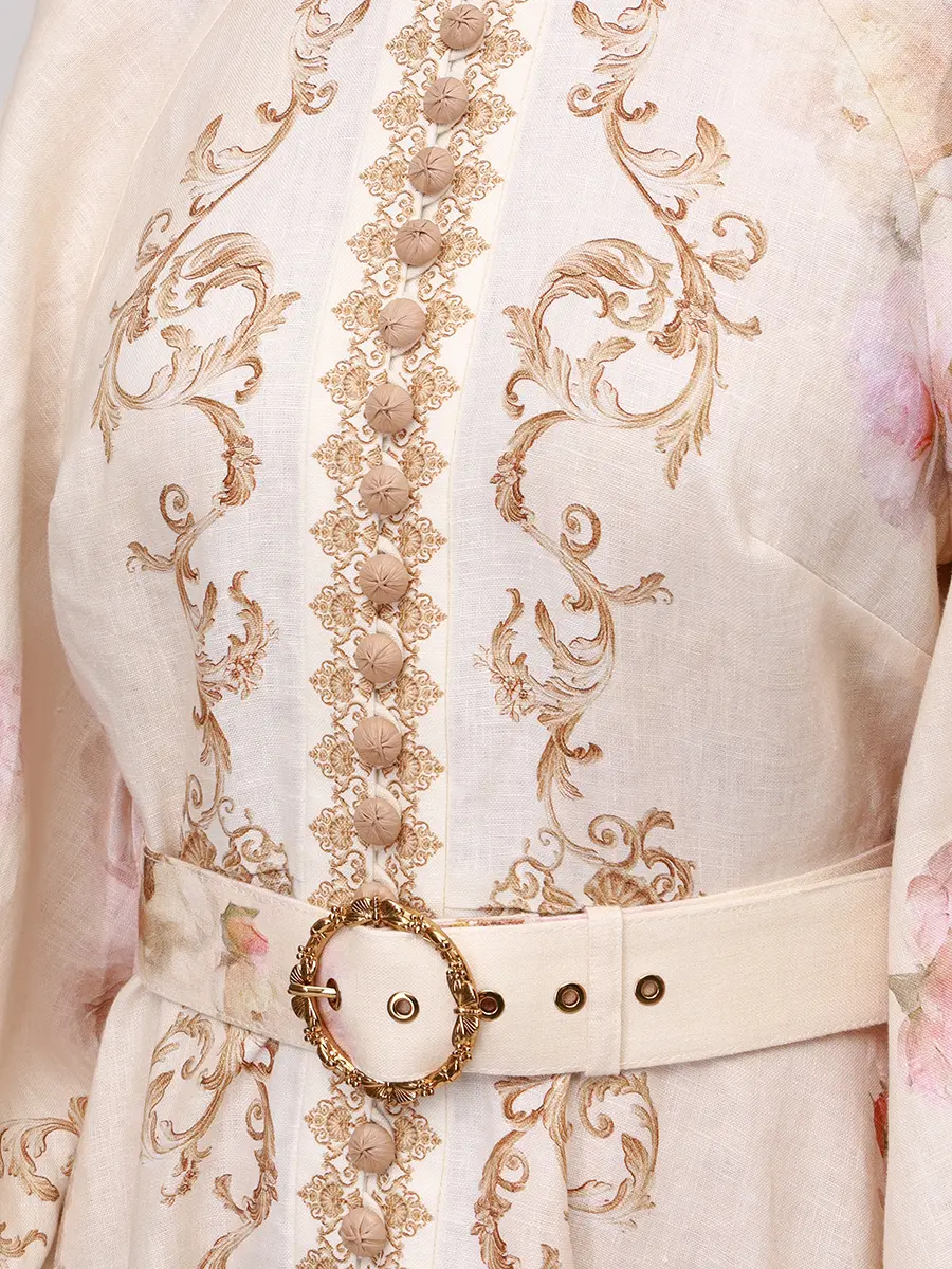 Платье льняное ZIMMERMANN 5168DF251/CPNY Принт  Фото 5