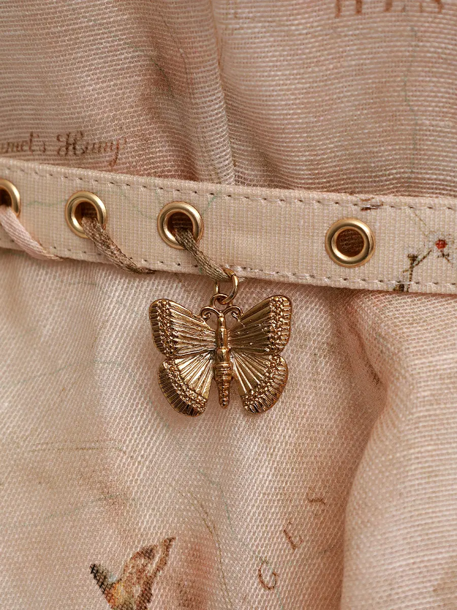 Платье из шелка и льна ZIMMERMANN 5368DF252 /MPR Бежевый  Фото 6