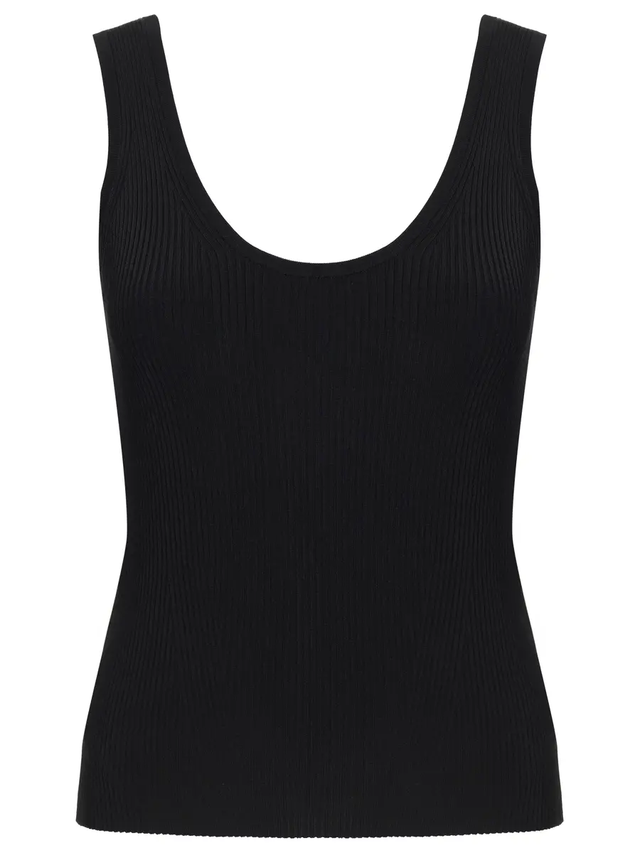 Топ из вискозы ZIMMERMANN 4191TF25R Черный 