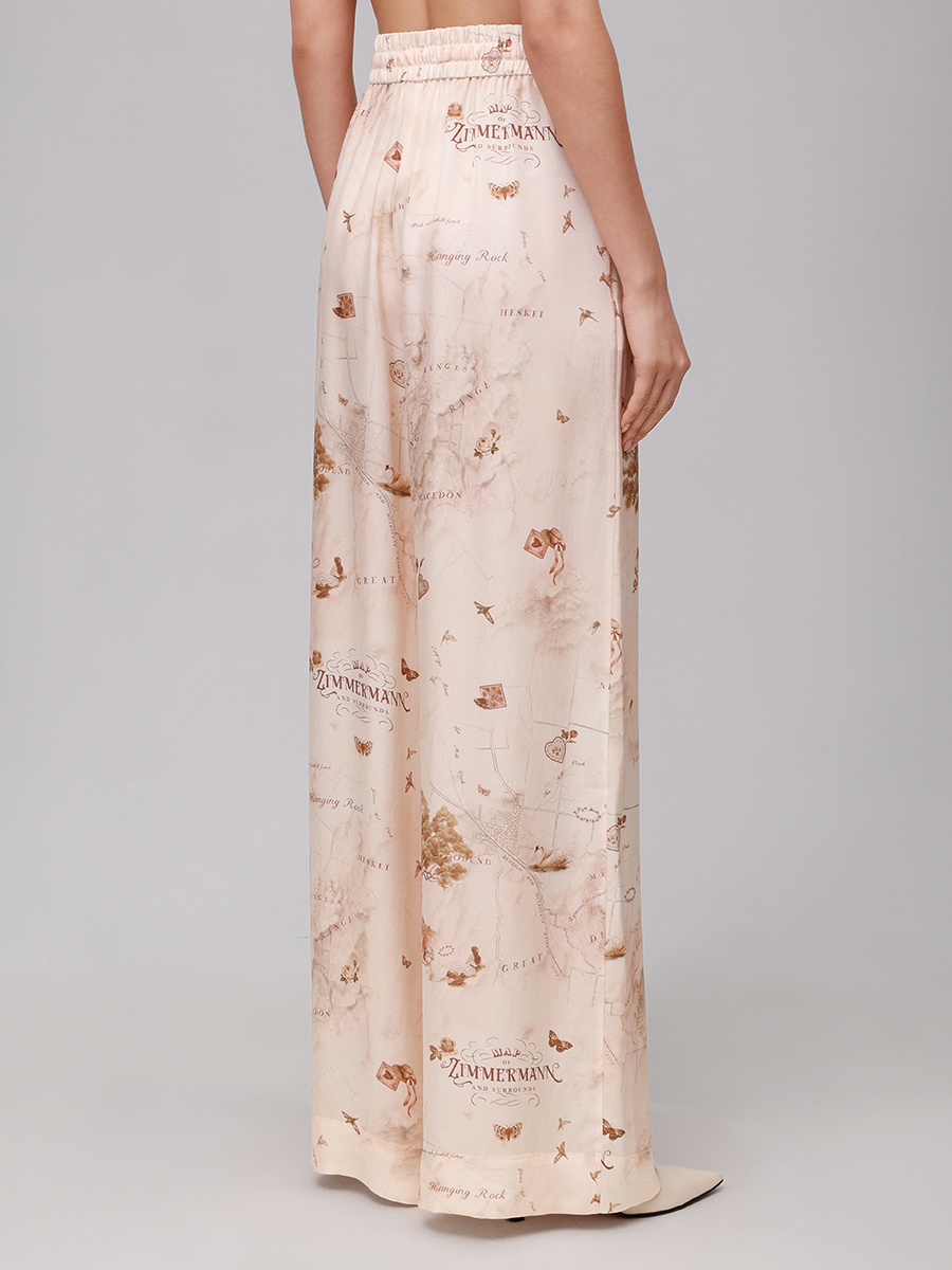 Брюки с принтом ZIMMERMANN 1111PF25R/MPR Принт  Фото 3